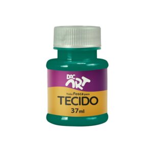 Tinta Fosca Para Tecido 37 ml VERDE BANDEIRA DAC ART - UND
