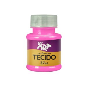 Tinta Fosca Para Tecido 37 ml ROSA DAC ART - UND