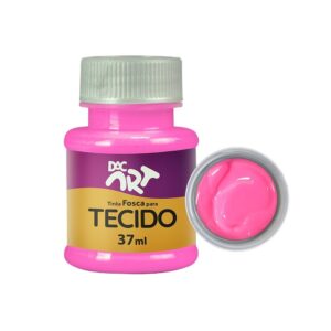 Tinta Fosca Para Tecido 37 ml ROSA DAC ART - UND