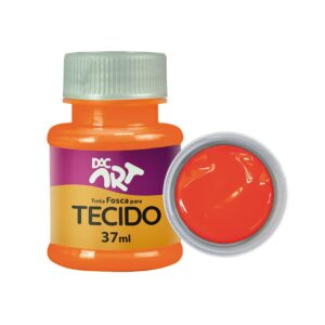 Tinta Fosca Para Tecido 37 ml LARANJA DAC ART - UND
