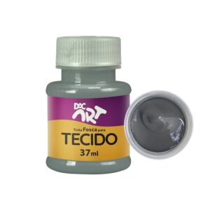 Tinta Fosca Para Tecido 37 ml CINZA DAC ART - UND