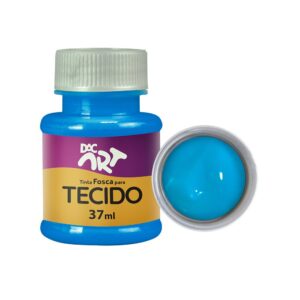 Tinta Fosca Para Tecido 37 ml AZUL DAC ART - UND