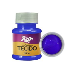 Tinta Fosca Para Tecido 37 ml AZUL ULTRAMA DAC ART - UND