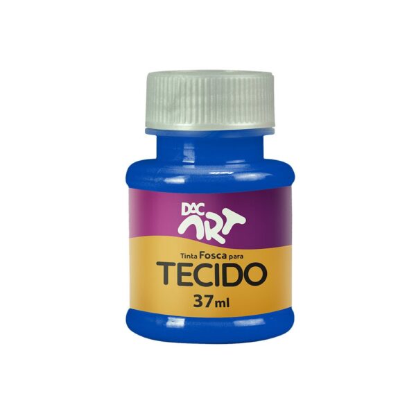 Tinta Fosca Para Tecido 37 ml AZUL TURQUESA DAC ART - UND
