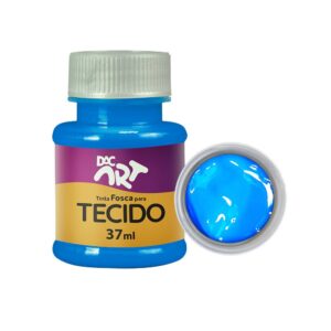 Tinta Fosca Para Tecido 37 ml AZUL CELESTE DAC ART - UND