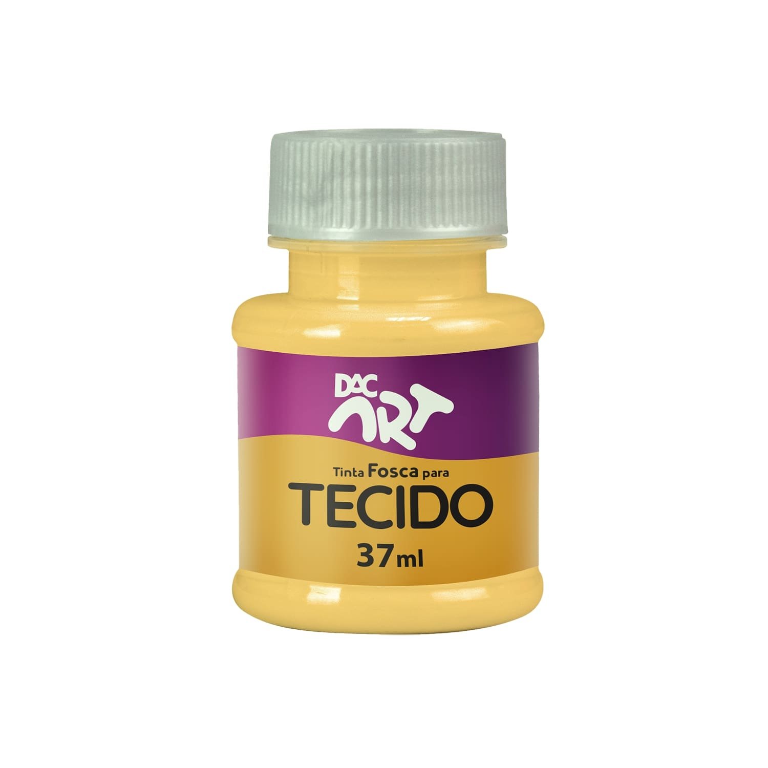 Tinta Fosca Para Tecido 37 ml AMARELO PÊSSEGO DAC ART - UND