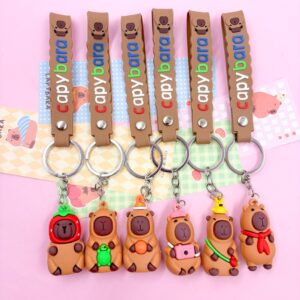 Chaveiro Fofo Capivara Capy - Pacote 6 und