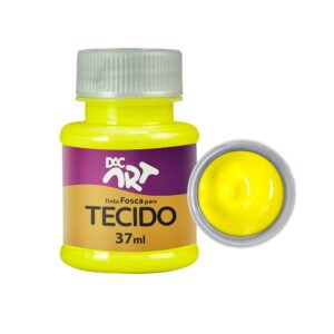 Tinta Fosca Para Tecido 37 ml AMARELO LIMÃO DAC ART - UND