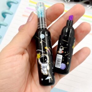 Marca Texto Garrafinha Astronauta  -  Estojo 6 Cores