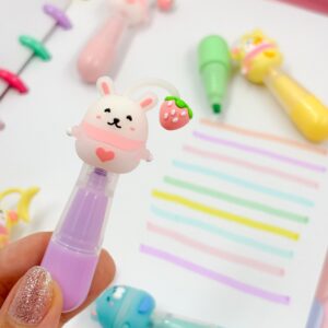 Marca Texto Fofo Bichinhos Cute - Kit 6 Und