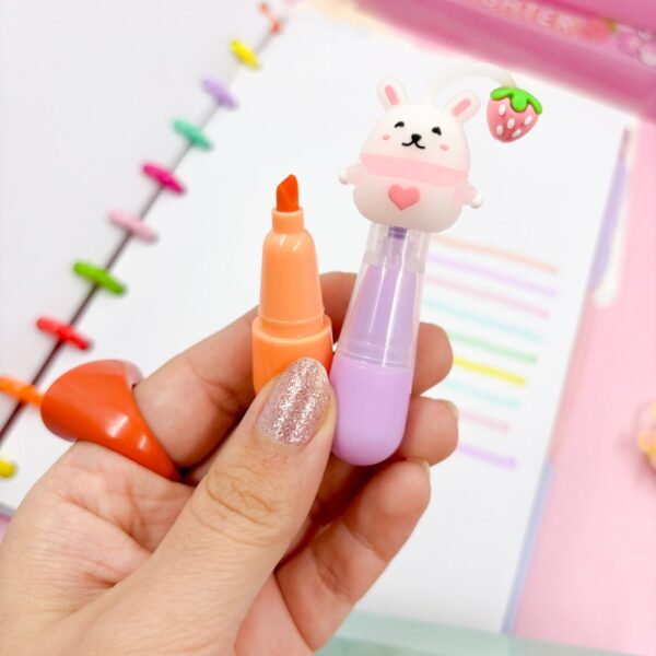 Marca Texto Fofo Bichinhos Cute - Kit 6 Und