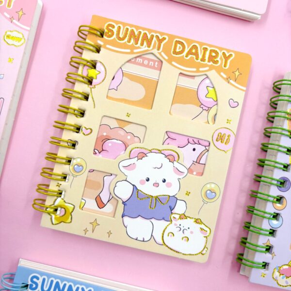 Caderninho Fofo Aramado Sunny Dairy