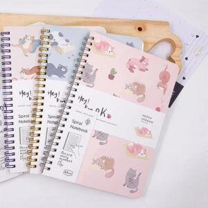 Caderno Fofo Pautado Gatinhos Divertidos