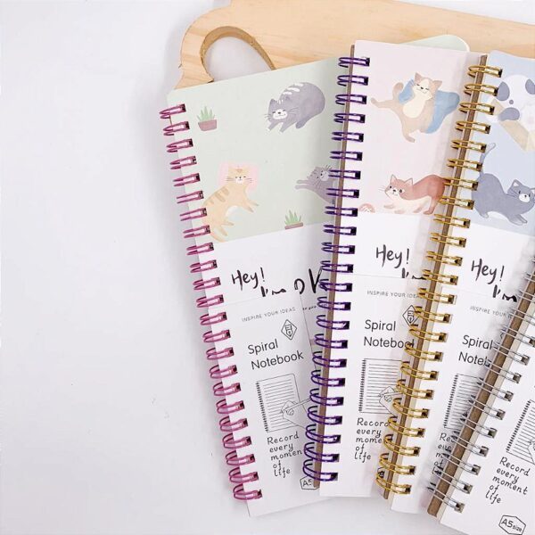 Caderno Fofo Pautado Gatinhos Divertidos