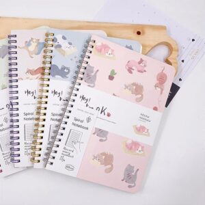 Caderno Fofo Pautado Gatinhos Divertidos