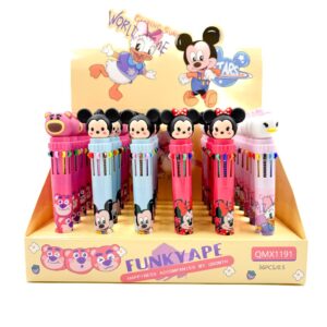Caneta 10 Cores Disney - Cx 36 Und
