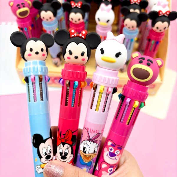 Caneta 10 Cores Disney