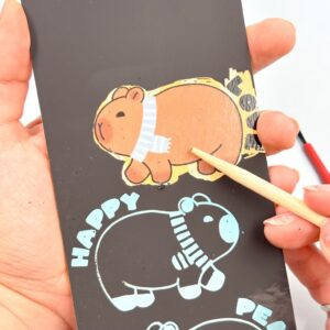 Pintura Mágica + Pintura Aquarela c/ Pincel Capivara