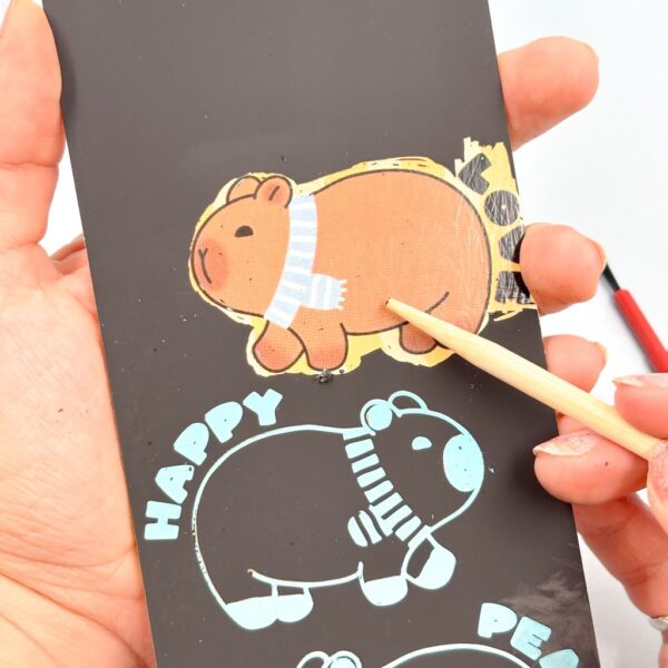 Pintura Mágica + Pintura Aquarela c/ Pincel Capivara