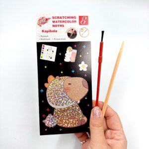 Pintura Mágica + Pintura Aquarela c/ Pincel Capivara