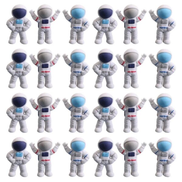Borracha 3D Astronauta - Kit 4 Und