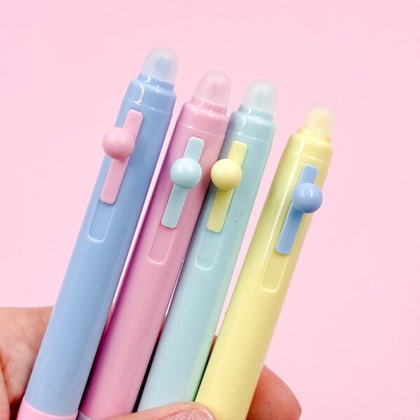 Caneta Apagável Premium Pastel - Cx 4 Und