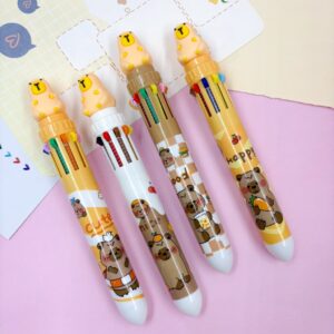 Caneta 10 Cores Capivara Capy