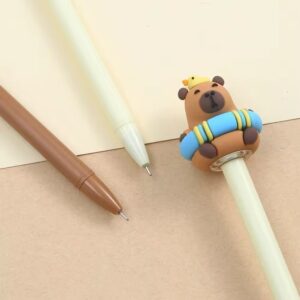 Caneta Fofa CAPIVARA Relax - PACOTE 6 UND