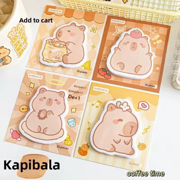 Bloco de Notas Adesivado Capivara Club