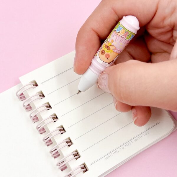 Kit Mini Caderno + Caneta Capivara Color