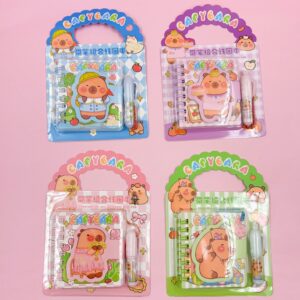 Kit Mini Caderno + Caneta Capivara Color