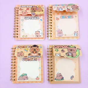 Caderninho c/ Bloco de Notas Adesivado Acoplado Capivara Love