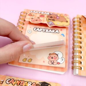 Caderninho c/ Bloco de Notas Adesivado Acoplado Capivara Love