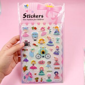Cartela de Adesivos 3D Estampas Diversas G