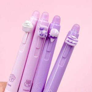 Caneta Apagável Premium Docinhos Lilás- Cx 4 Und