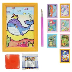 Pintura Diamante c/ Quadro de Parede