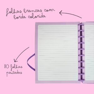 Caderno de Disco 26x20cm Liso Color G - 10 Discos