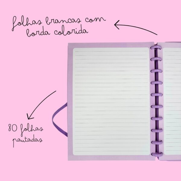 Caderno de Disco 26x20cm Liso Color G - 10 Discos