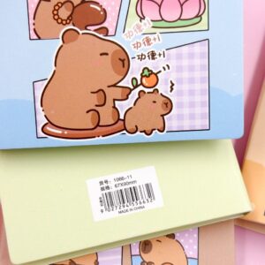 Mini Prancheta Bloco de Anotações Capivara