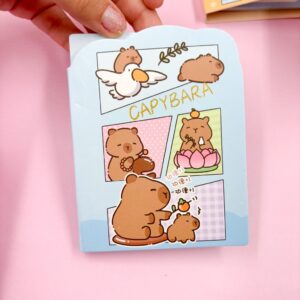 Mini Prancheta Bloco de Anotações Capivara
