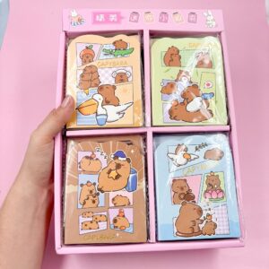 Mini Prancheta Bloco de Anotações Capivara