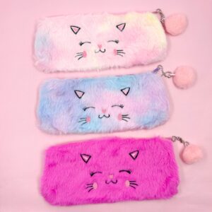 Estojo Pelúcia Gatinho Fofo