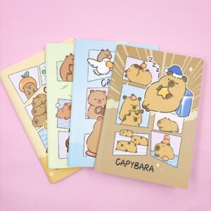 Caderno Grampeado 14,2x20,3cm Capivara de Boas