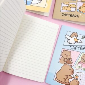 Caderno Grampeado 14,2x20,3cm Capivara de Boas