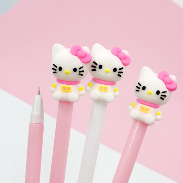 Caneta Fofa Hello Kitty Lacinho - PACOTE 6 UND