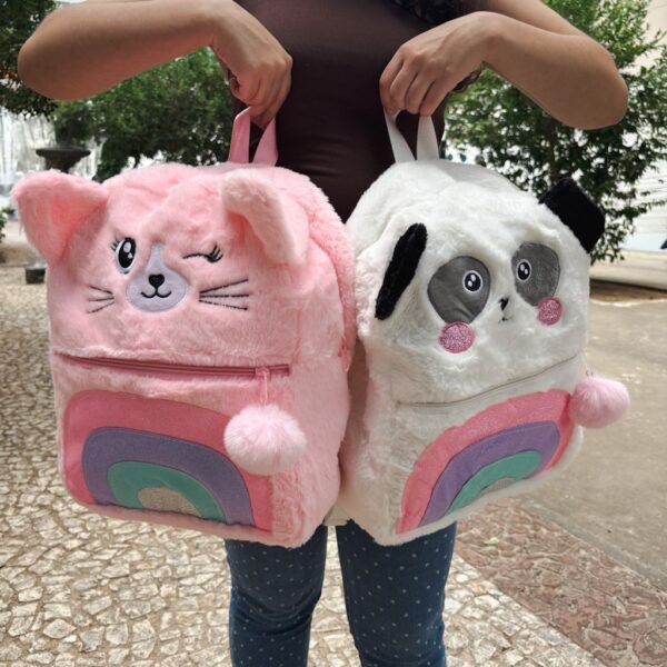 Mochila Pelúcia Gatinho GG