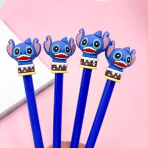 Caneta Fofa STITCH Cara no Bolo - PACOTE 6 UND