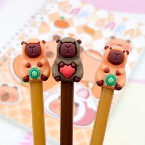 Caneta Fofa CAPIVARA Love - PACOTE 6 UND