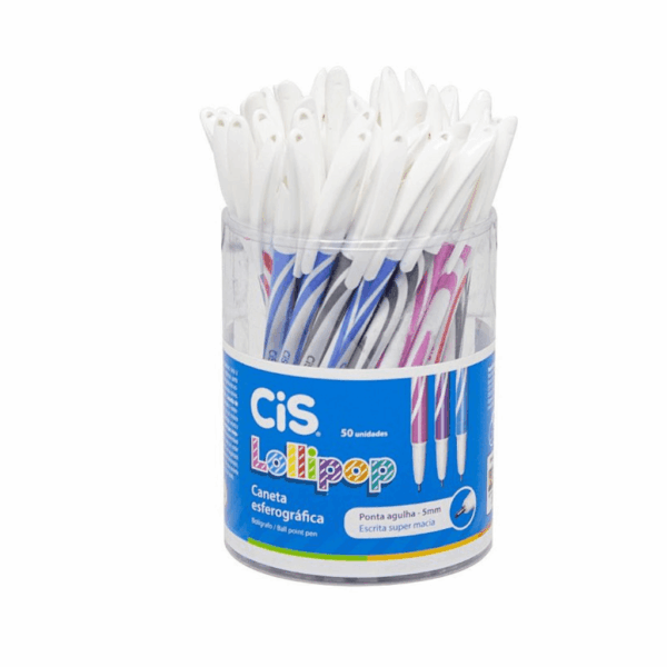 Caneta Esferográfica 0.5mm Lollipop - CIS - 6 UND