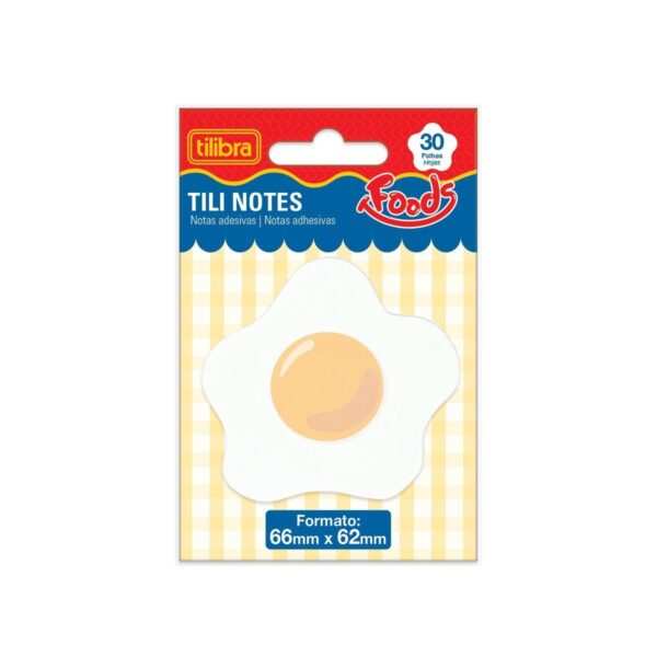 Tili Notes Foods Ovo 66x62mm - TILIBRA - UND